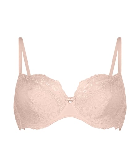 Uvattert bh med b&oslash;yle Marine, Rosa