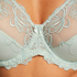 Uvattert bh med b&oslash;yle Diva, Gr&oslash;nn