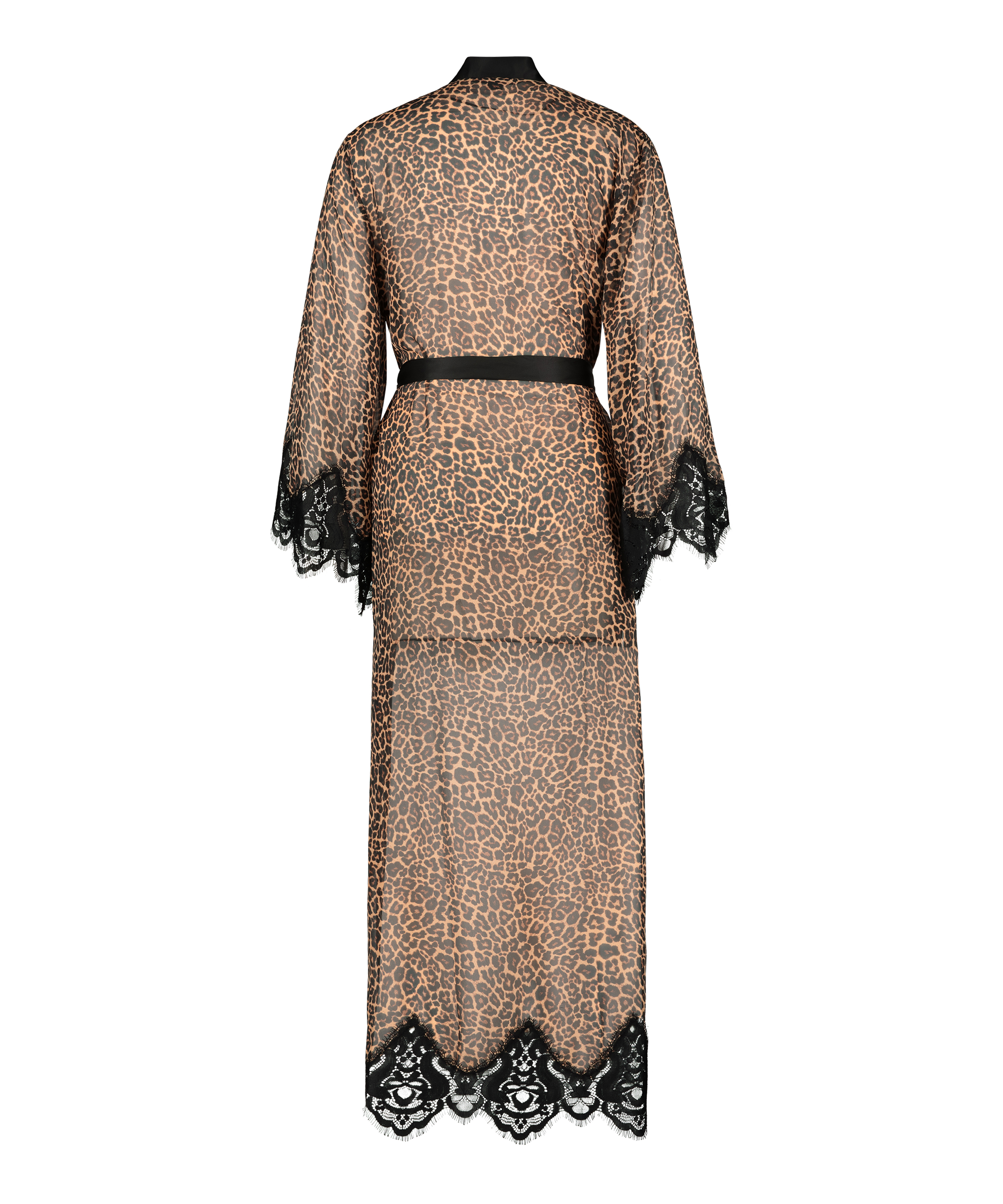 Kimono Chiffon, Svart, main