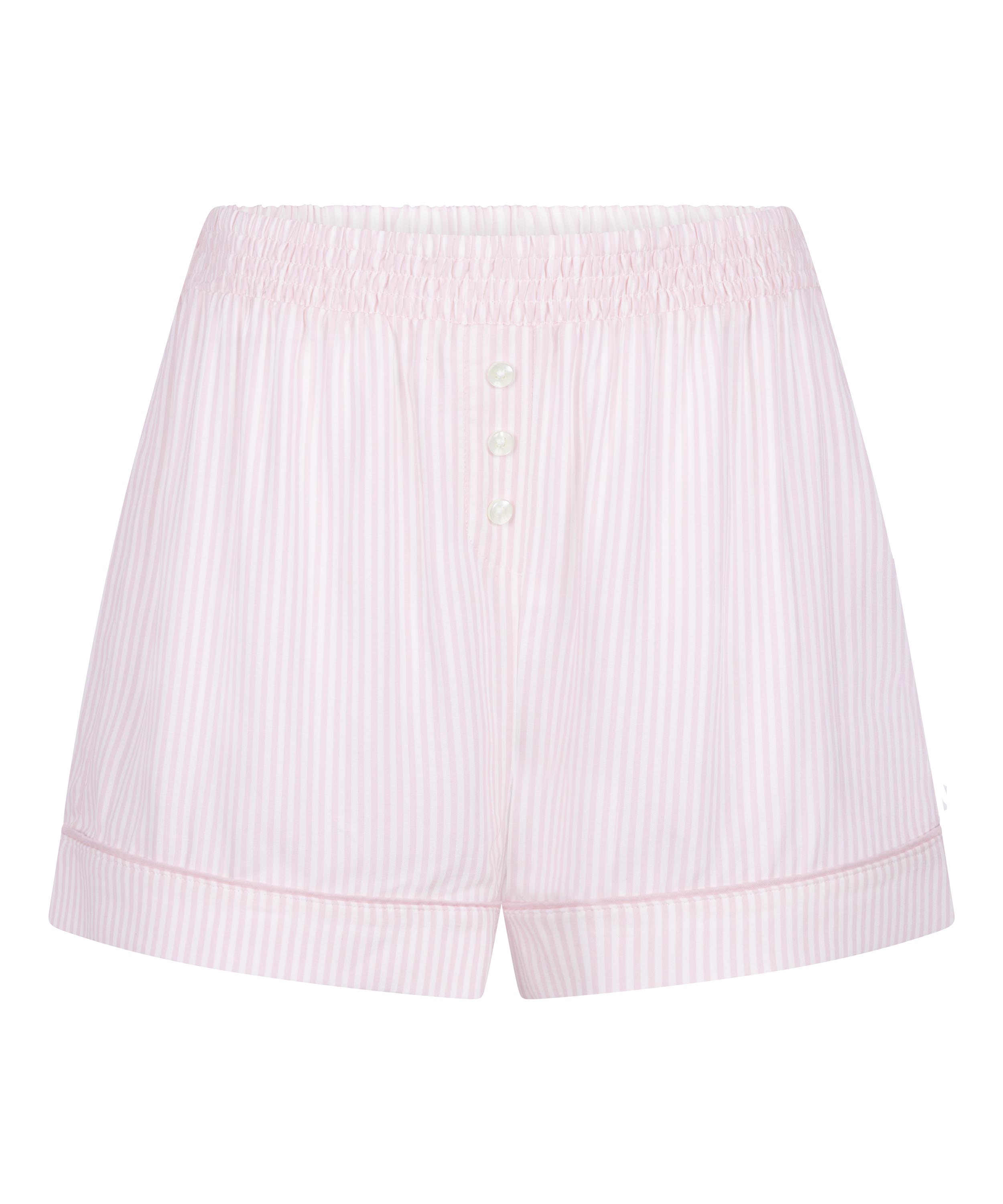 Vevd pysjamasshorts, Rosa, main