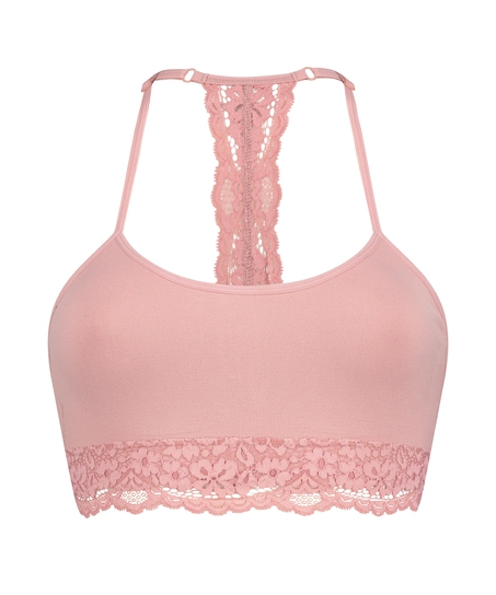 Marine s&oslash;ml&oslash;s bralette, Rosa
