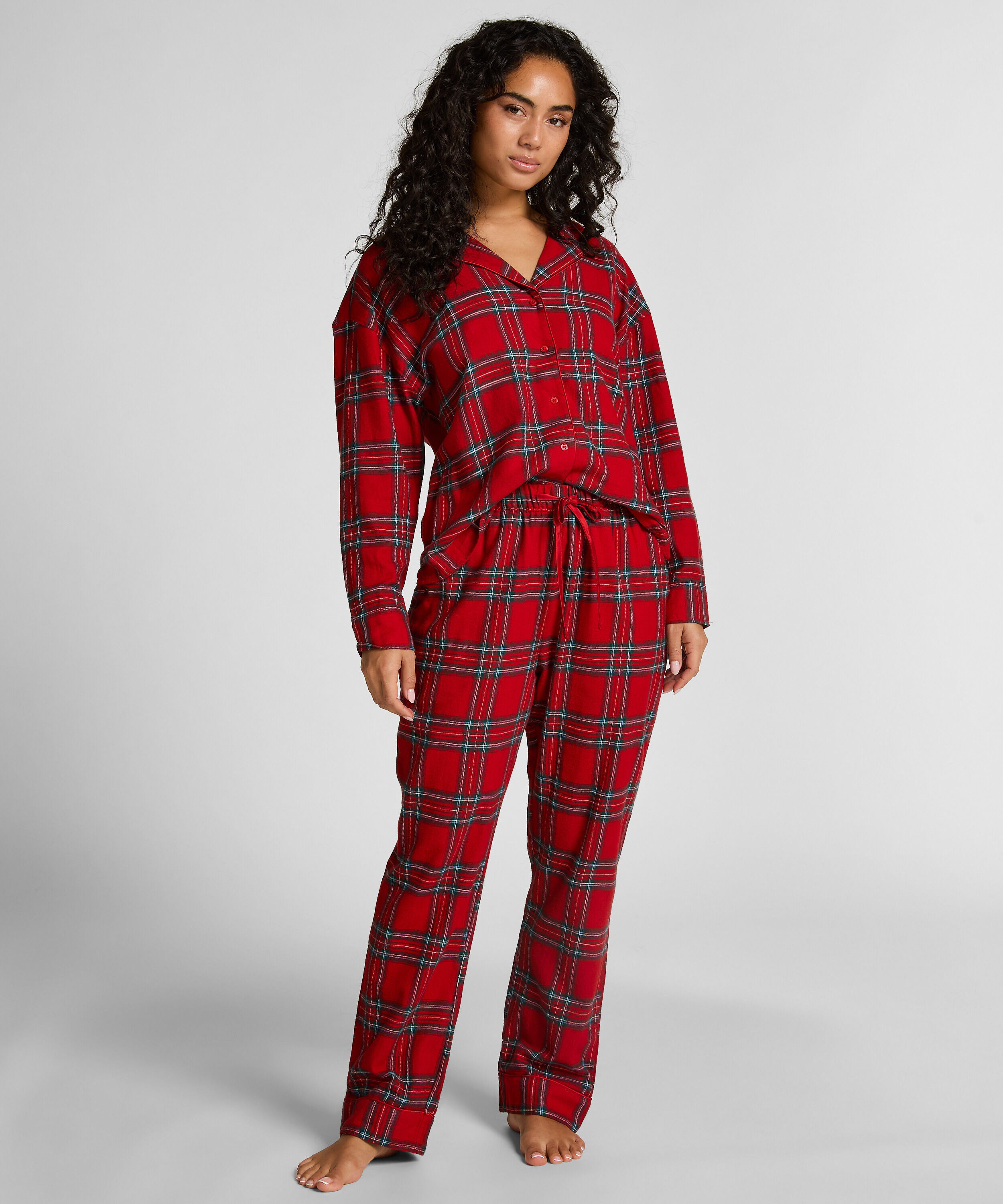 Flannel pysjamasbukse