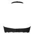 Rosalyn polstret halter bralette, Svart
