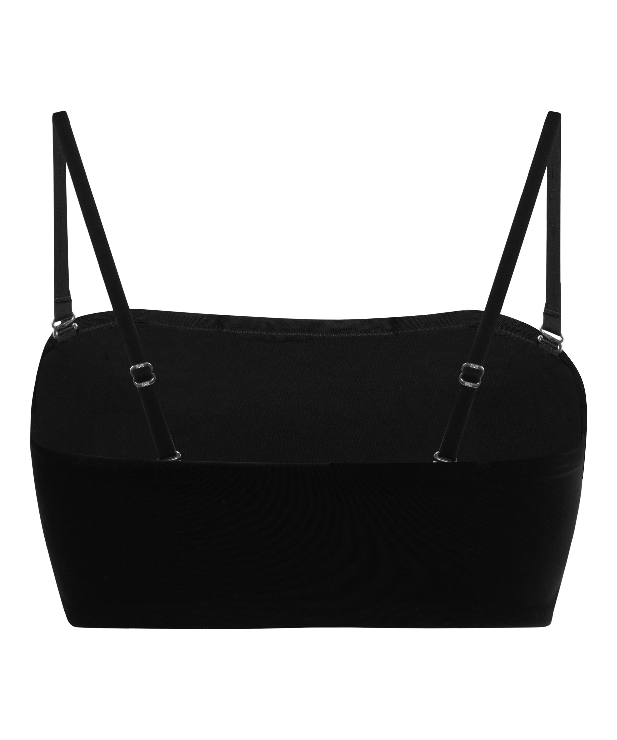 Bandeau Bralette Smooth, Svart, main
