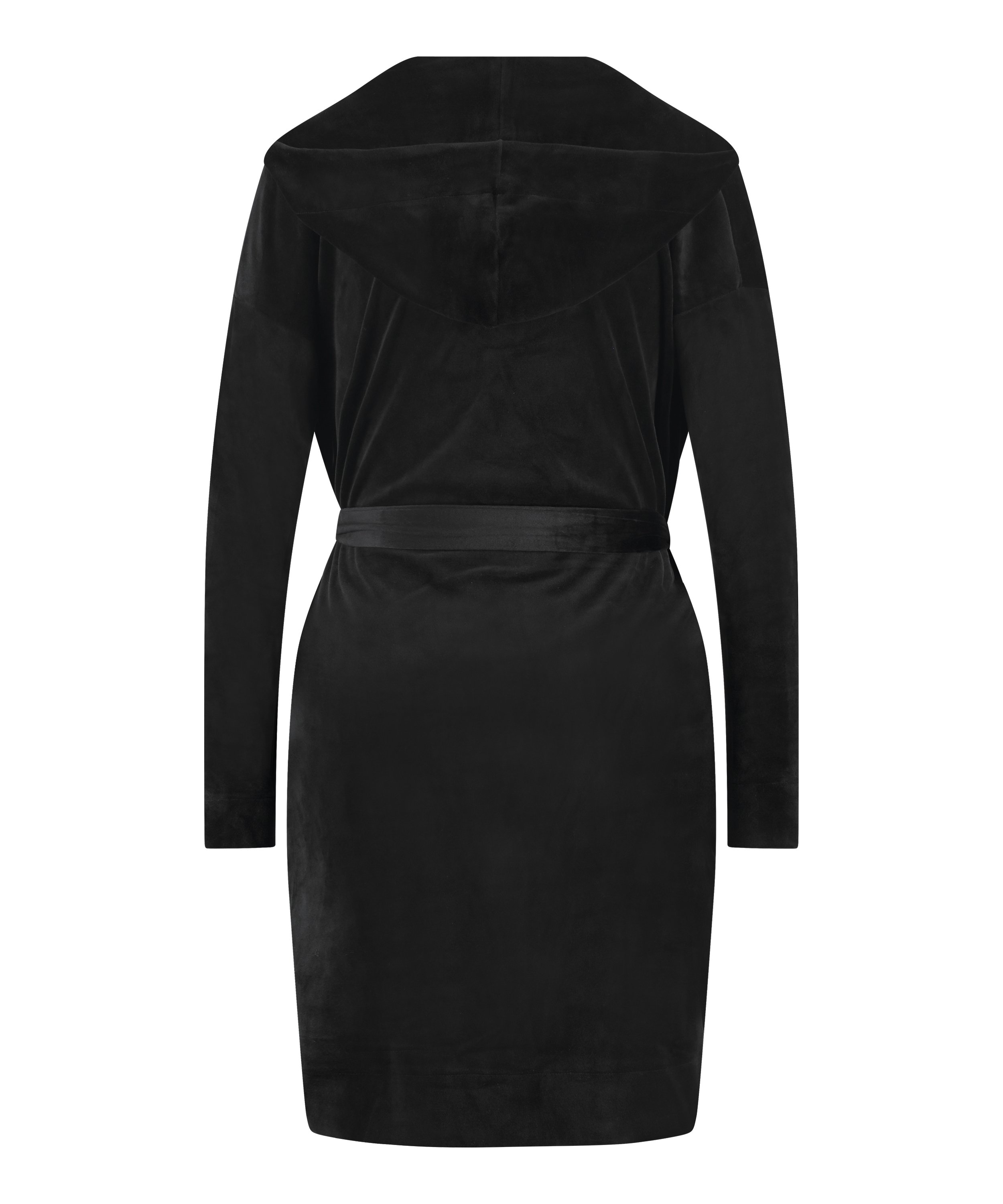 Badek&aring;pe Velours, Svart, main