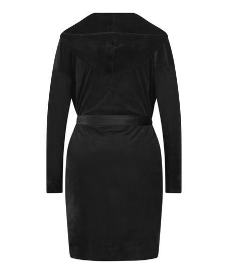 Badek&aring;pe Velours, Svart