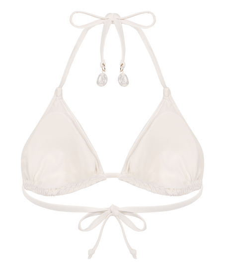 Giselle Triangle bikinitopp, Hvit