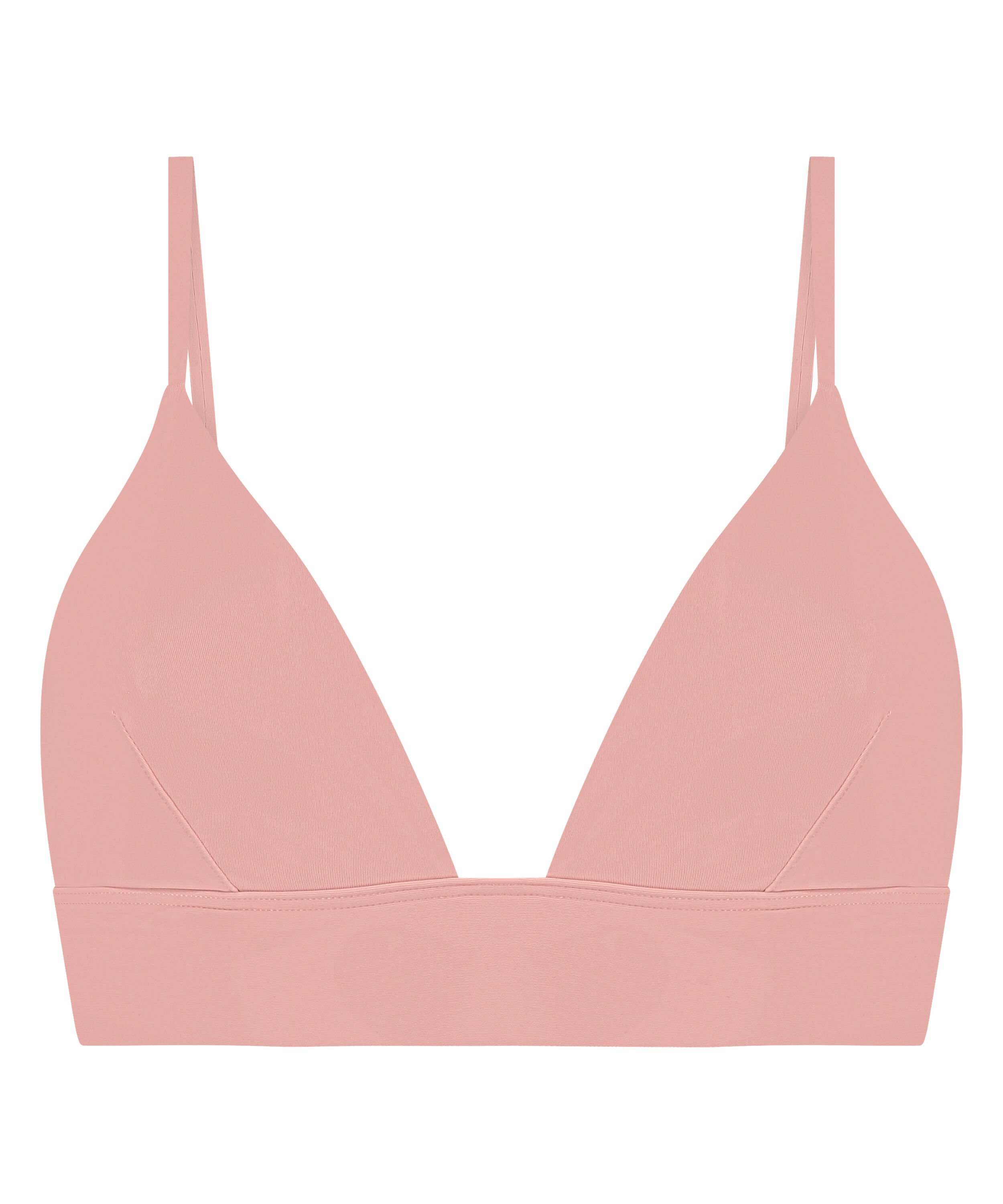 Triangle Bralette Smooth, Rosa