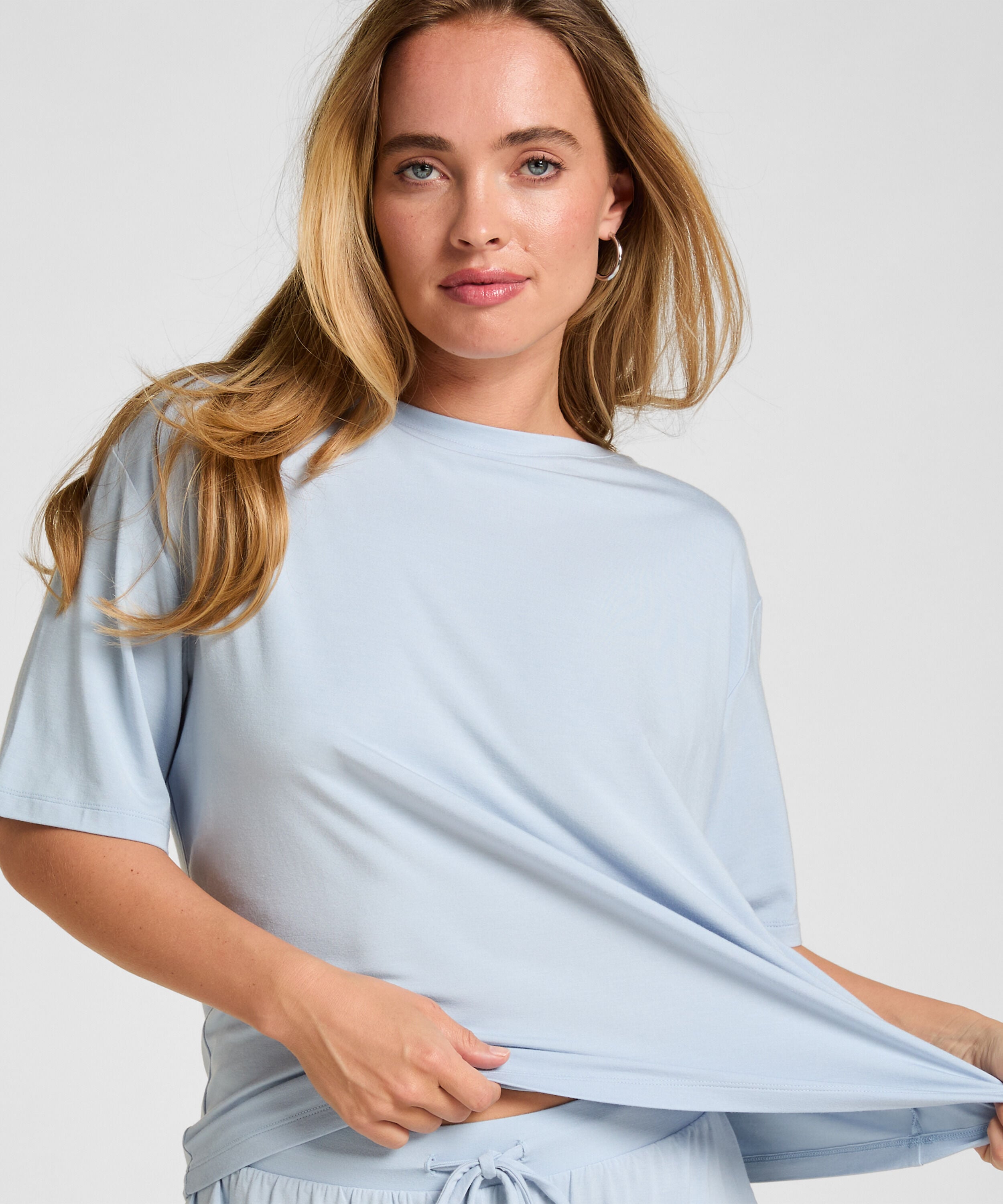 Pyjamas Topp Jersey Kortermet