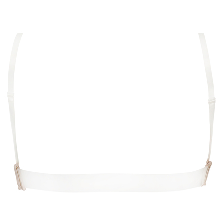 Vattert bh med bøyle stroppefri push-up Transparent Back, Beige