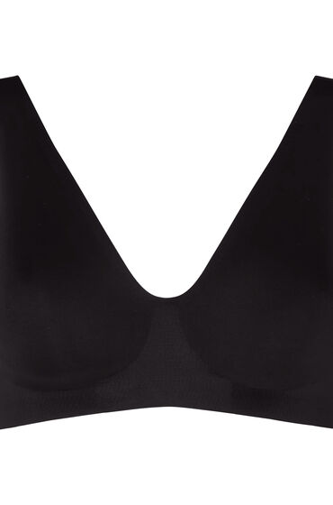 Vattert bh uten bøyle Super Komfort Svart
