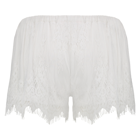 Lace Shorts, Hvit