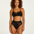 Brasiliansk truse Flexing med høy skjæring, Svart