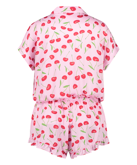 Onesie Teddy Cherry, Rosa
