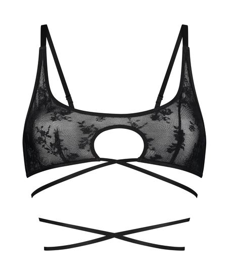 Bralette Minnie, Svart