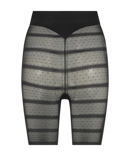 Oppstrammende og slankere meshbukse, Svart