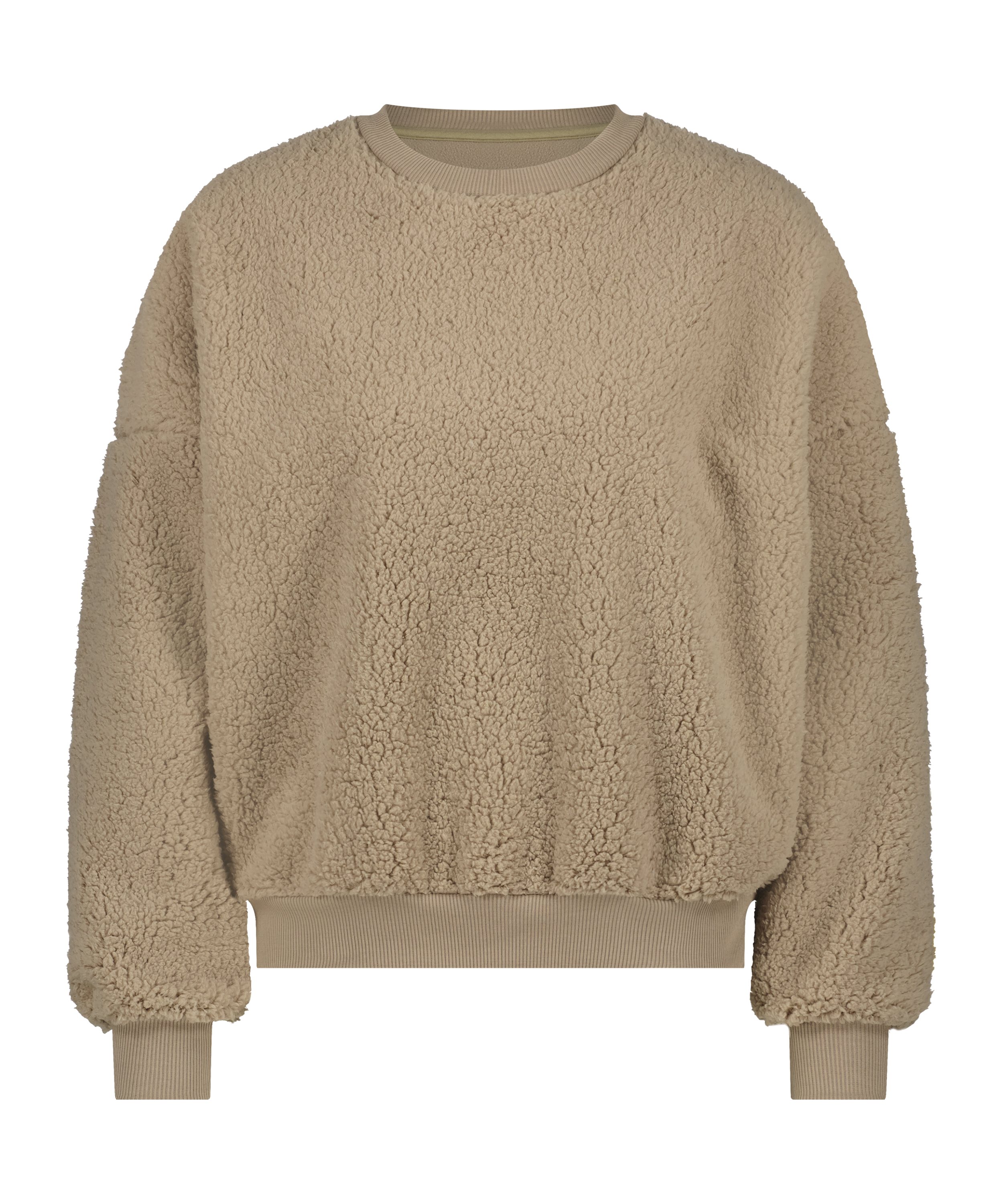 Topp Teddy fleece, Brun, main