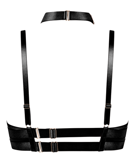 Ufôret BH med bøyle Missy, Svart