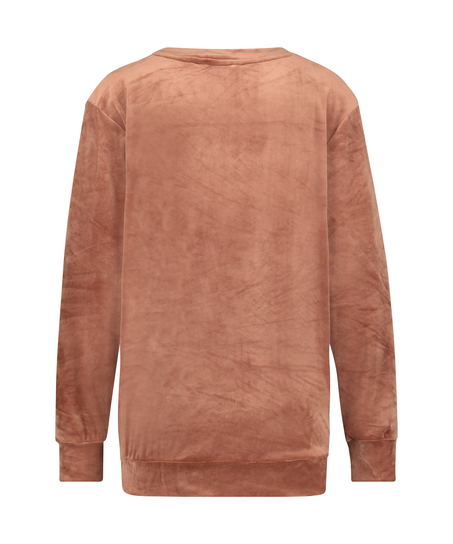 Amme-topp Velours, Rosa