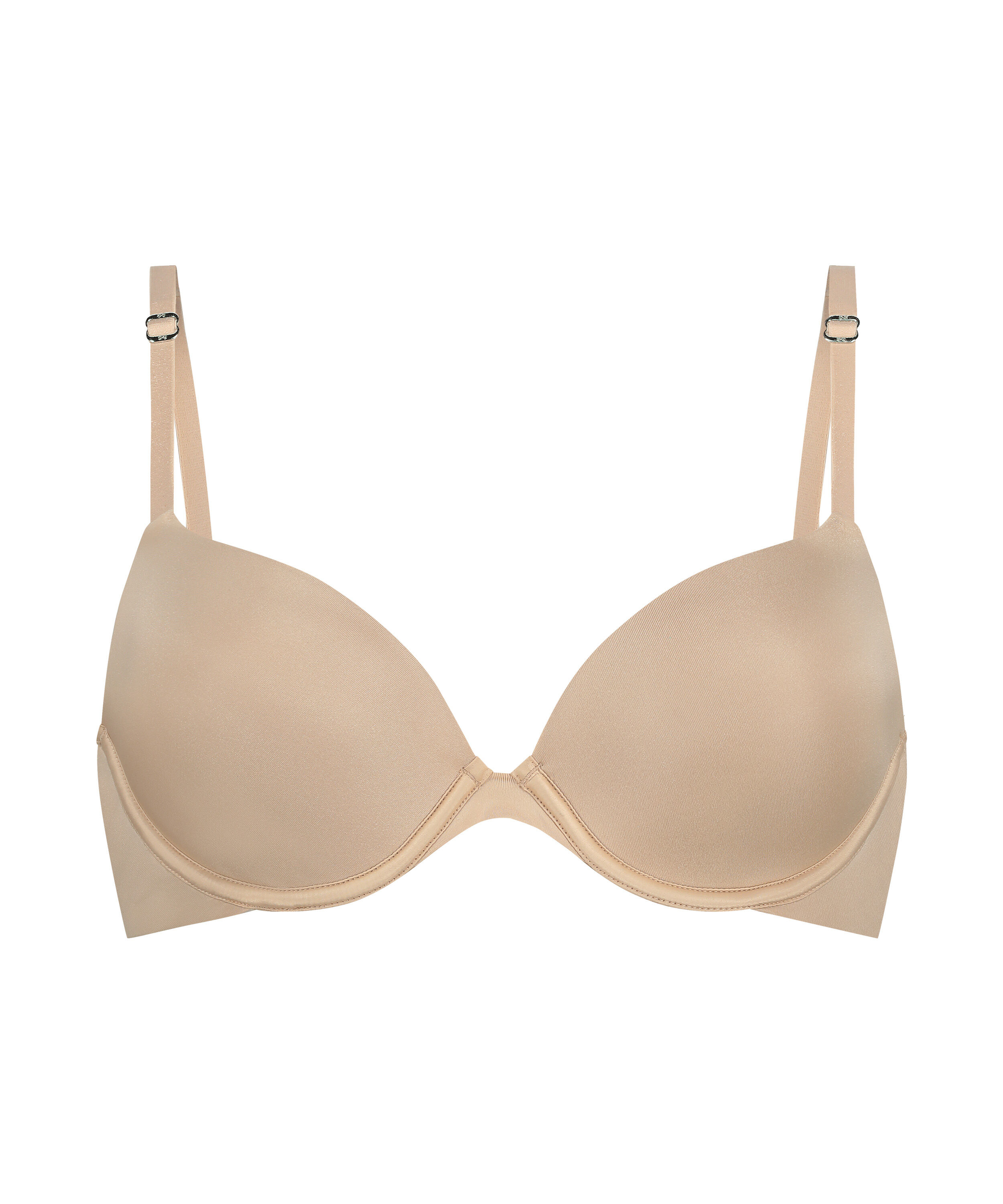 Vattert bh med b&oslash;yle Transparent Back Multiway, Beige