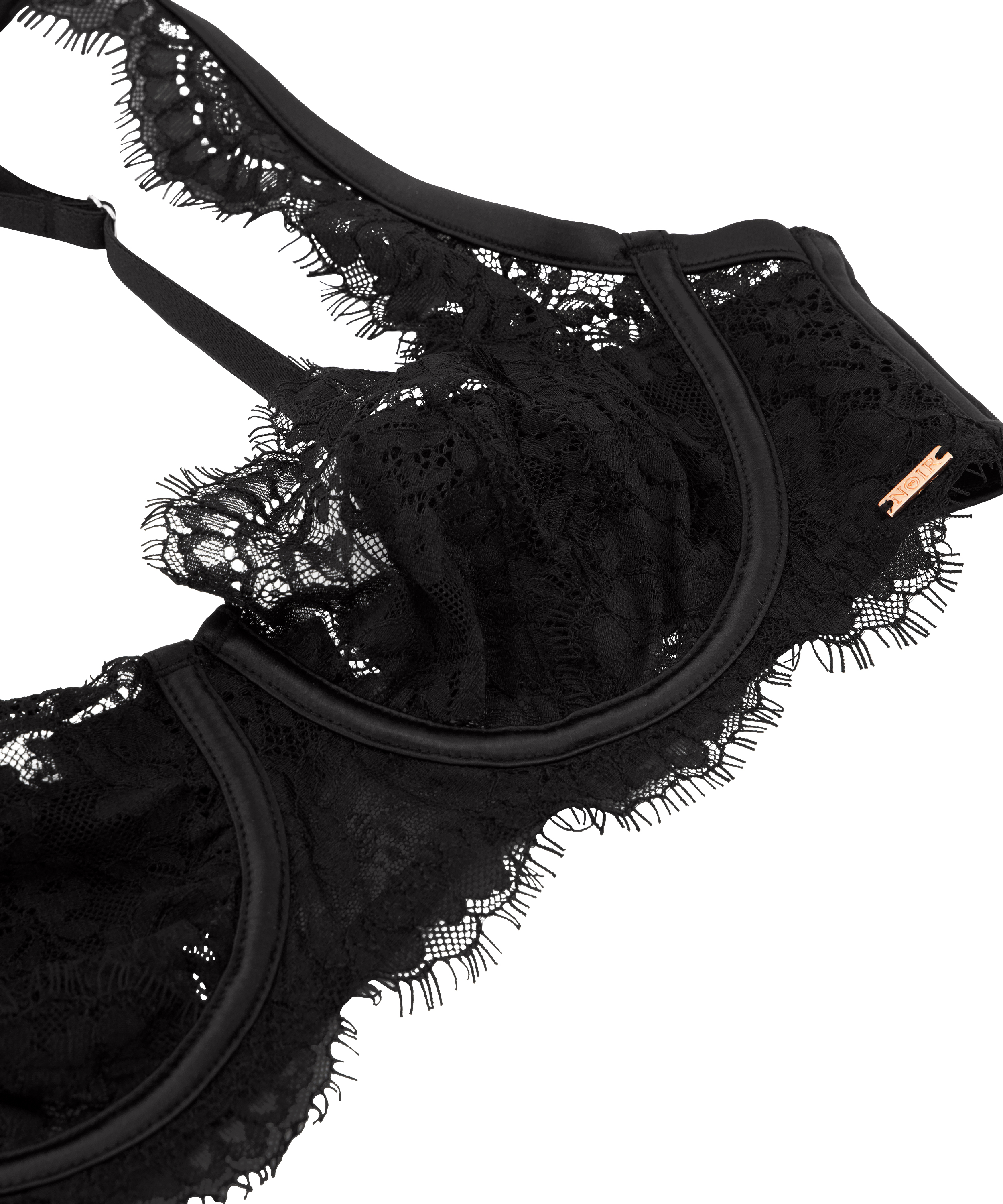 Uvattert bh med bøyle Chalice, Svart, main