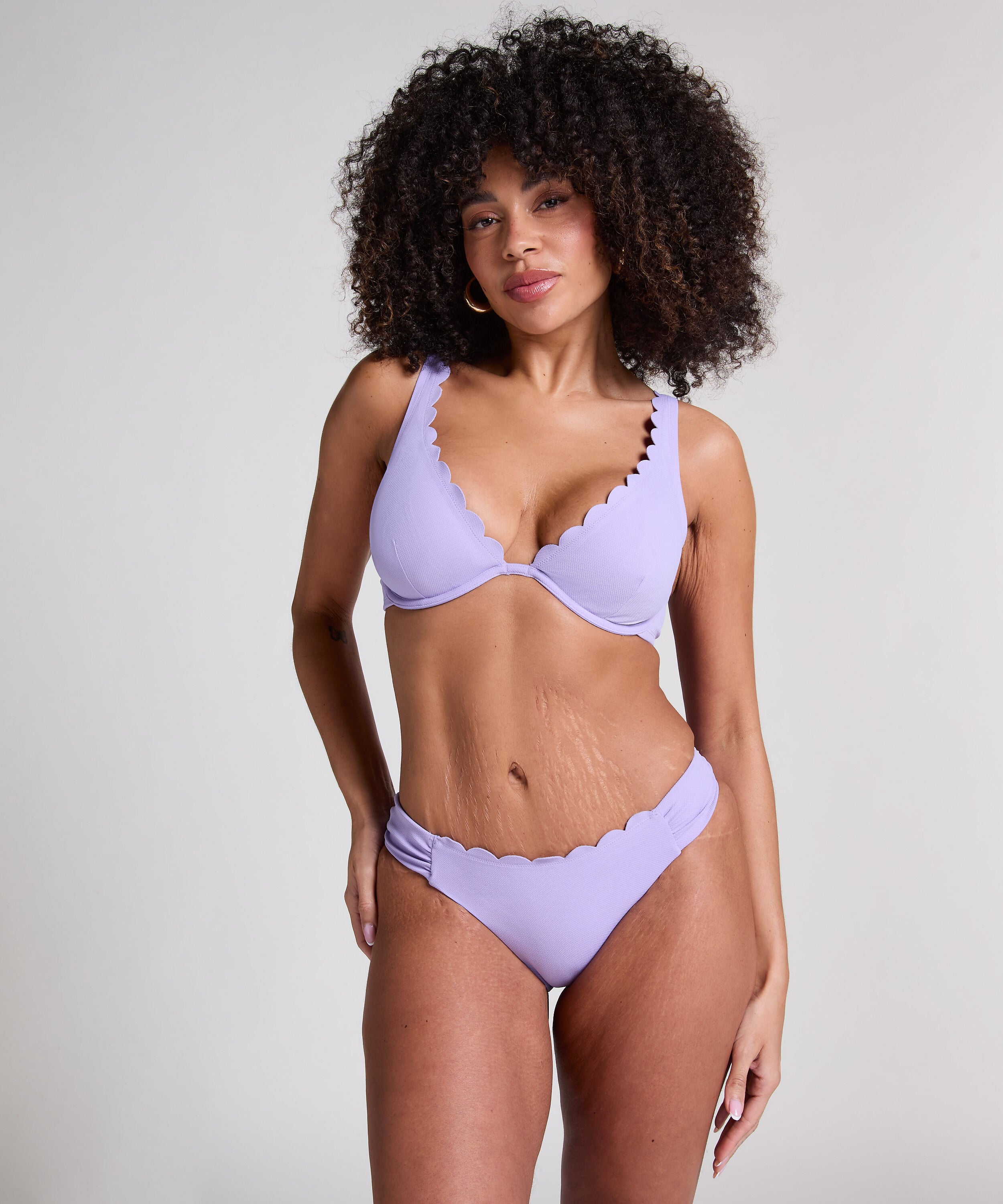 Rio Bikini Underdel Scallop, Lilla Rio Bikini Underdel Scallop, Lilla