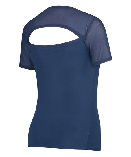 HKMX Open Back Sports Shirt, Blå
