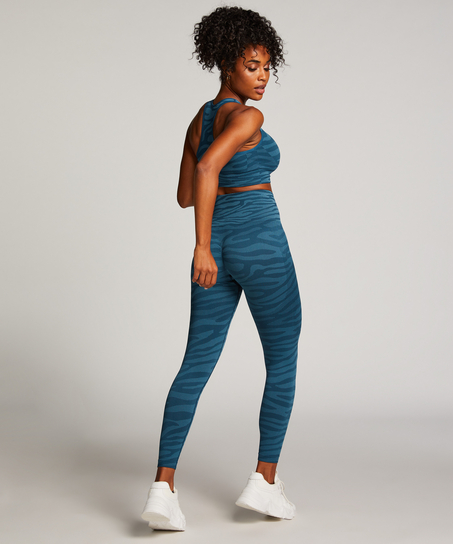 HKMX sømløs sports-BH, Blå