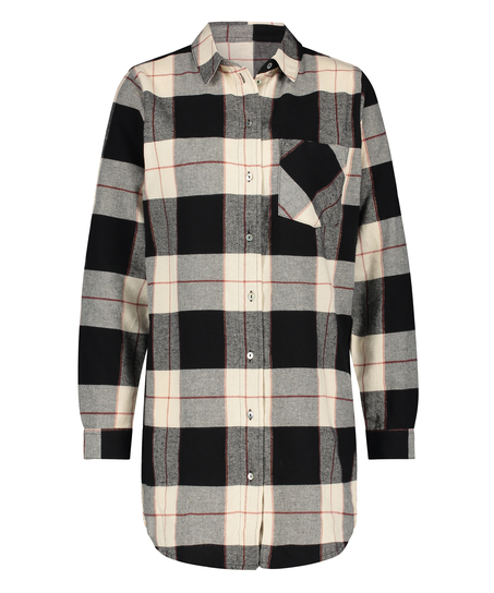 Langermet menshirt, Svart