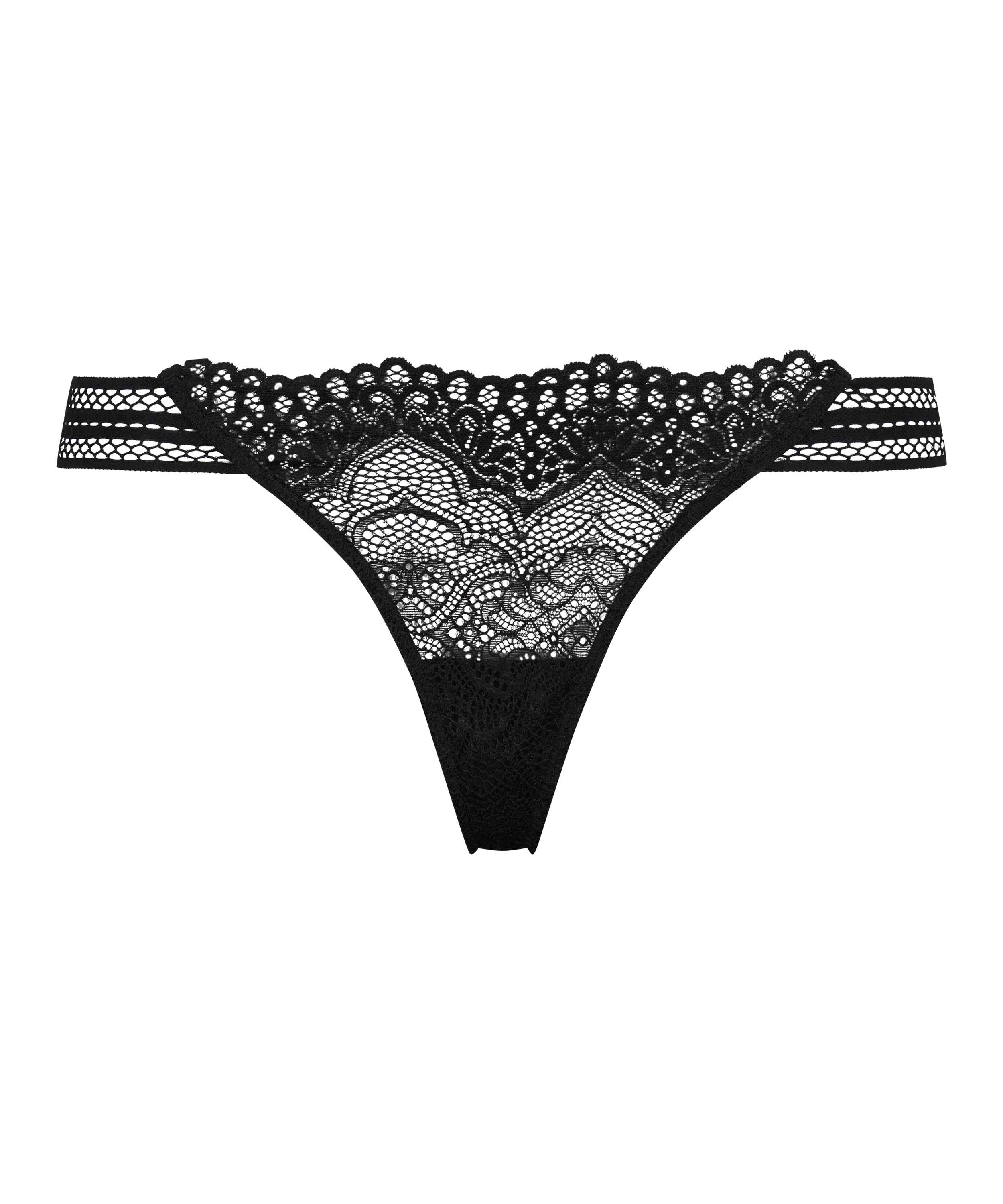 Cassie mini thong, Svart, main