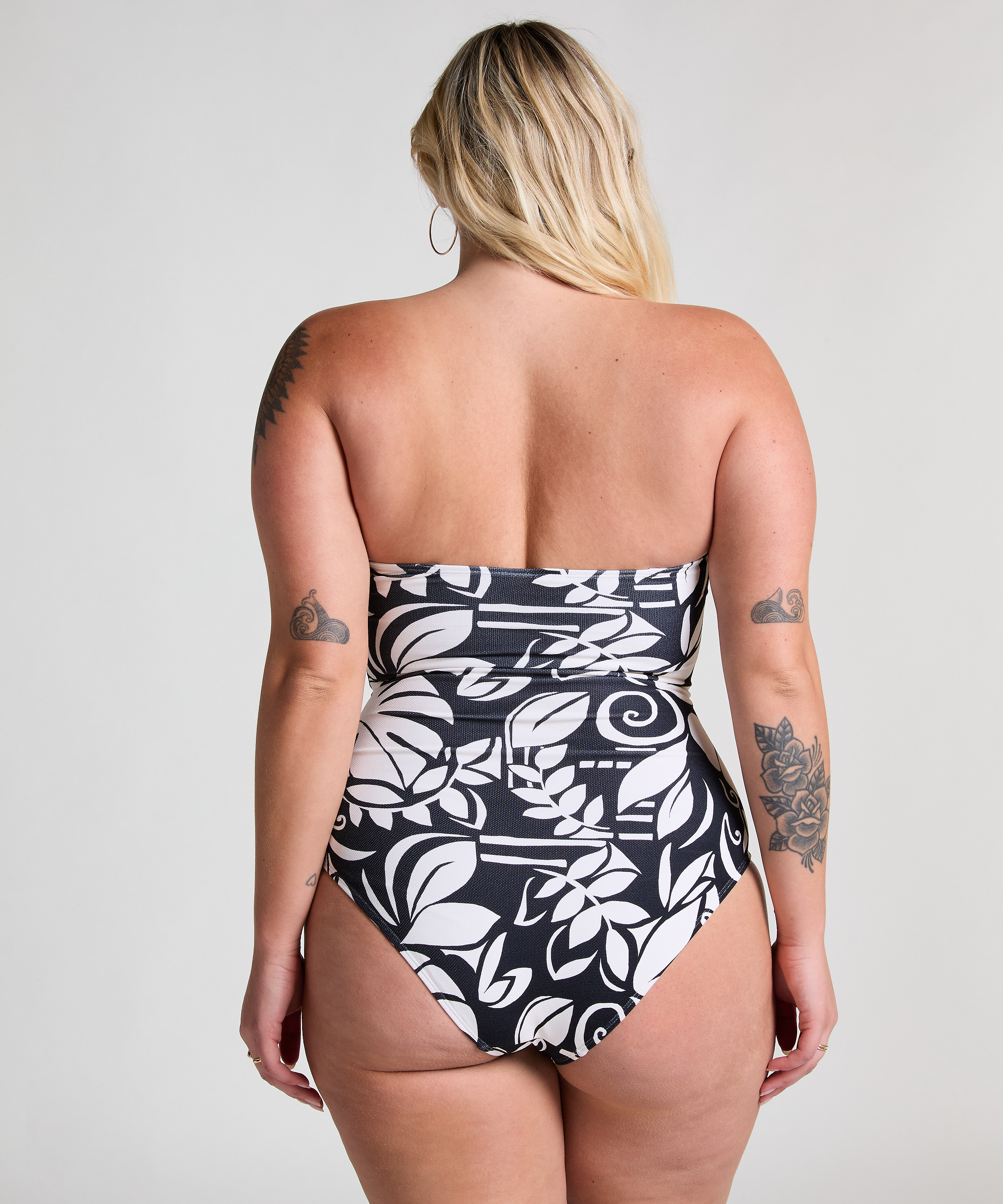 Mauritius Bandeau-badedrakt, Svart, main