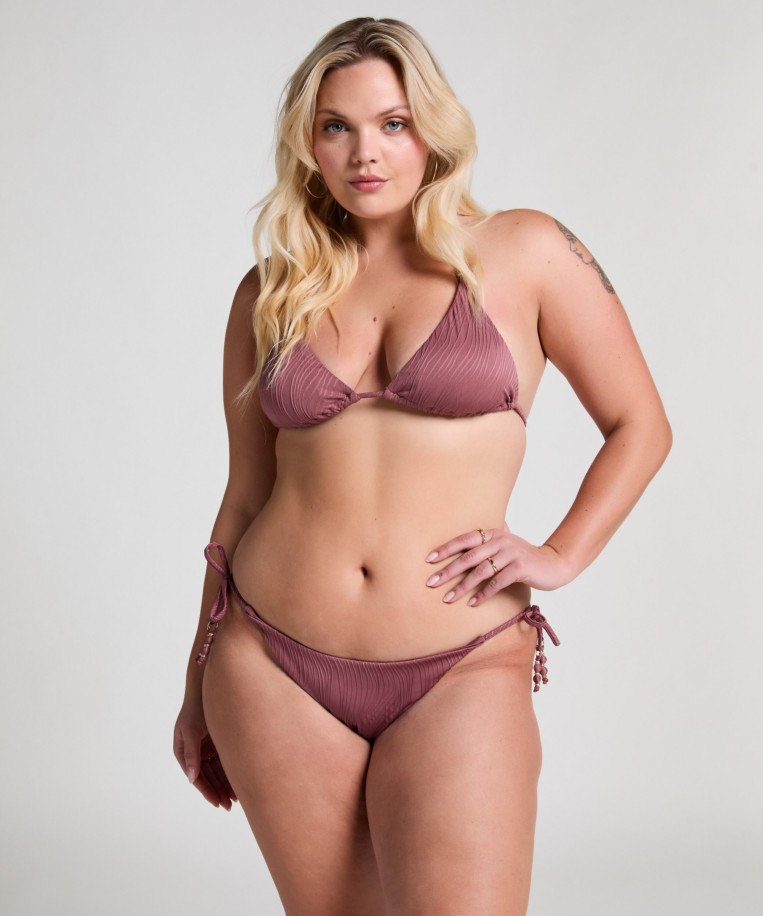 H&oslash;ykuttet Bikini Underdel Cozumel, Lilla