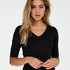 Seamless top, Svart