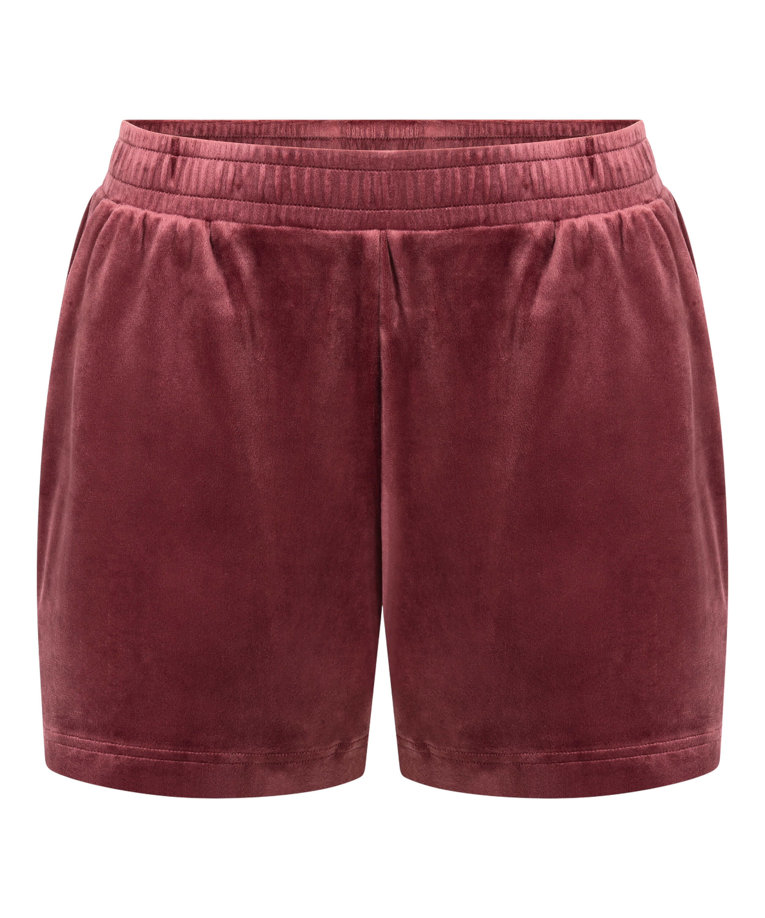Velours Pocket shorts, R&oslash;d