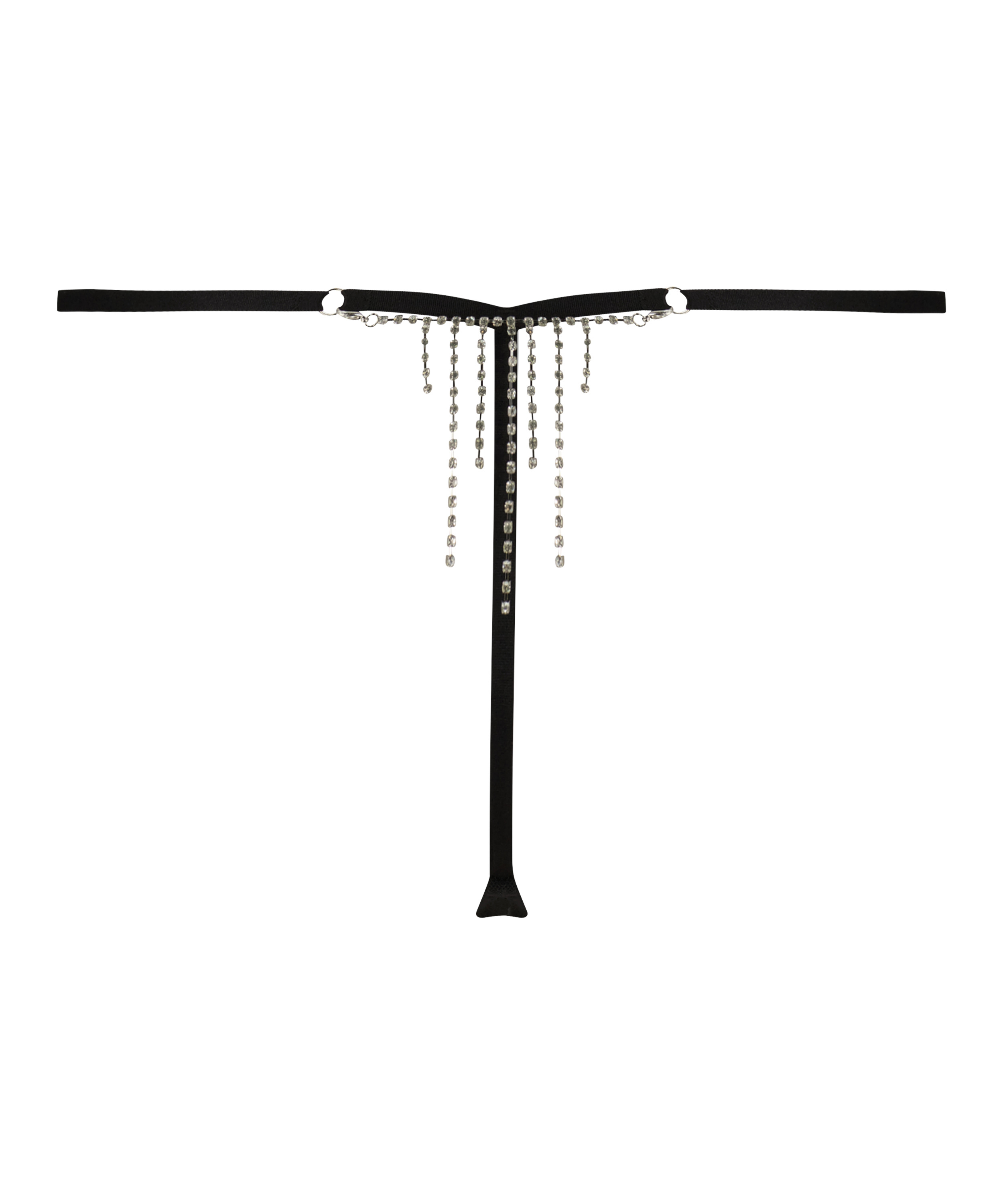 Samantha G-strengtruse med h&oslash;y skj&aelig;ring, Svart, main