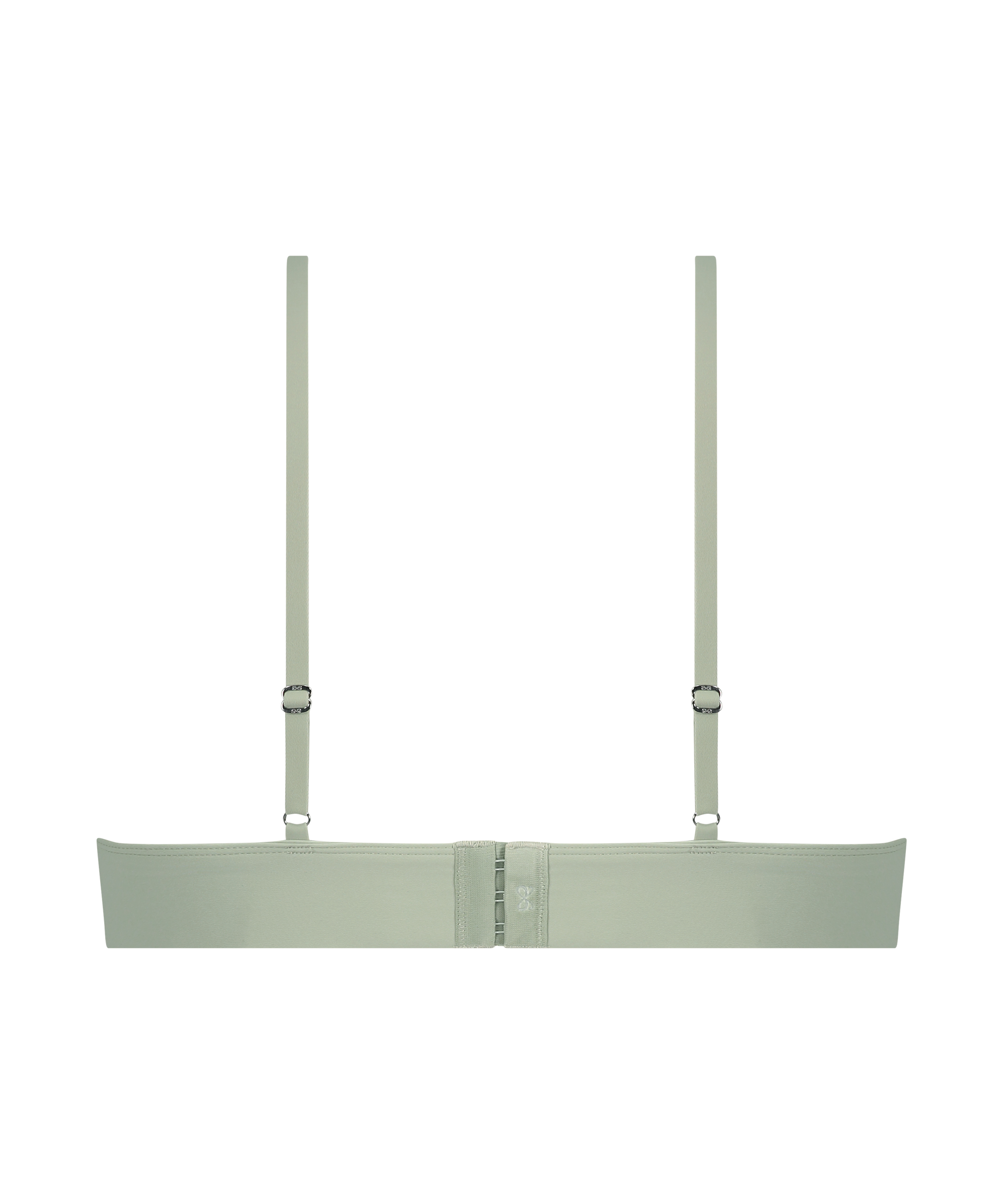 Triangle Bralette Smooth, Grønn, main