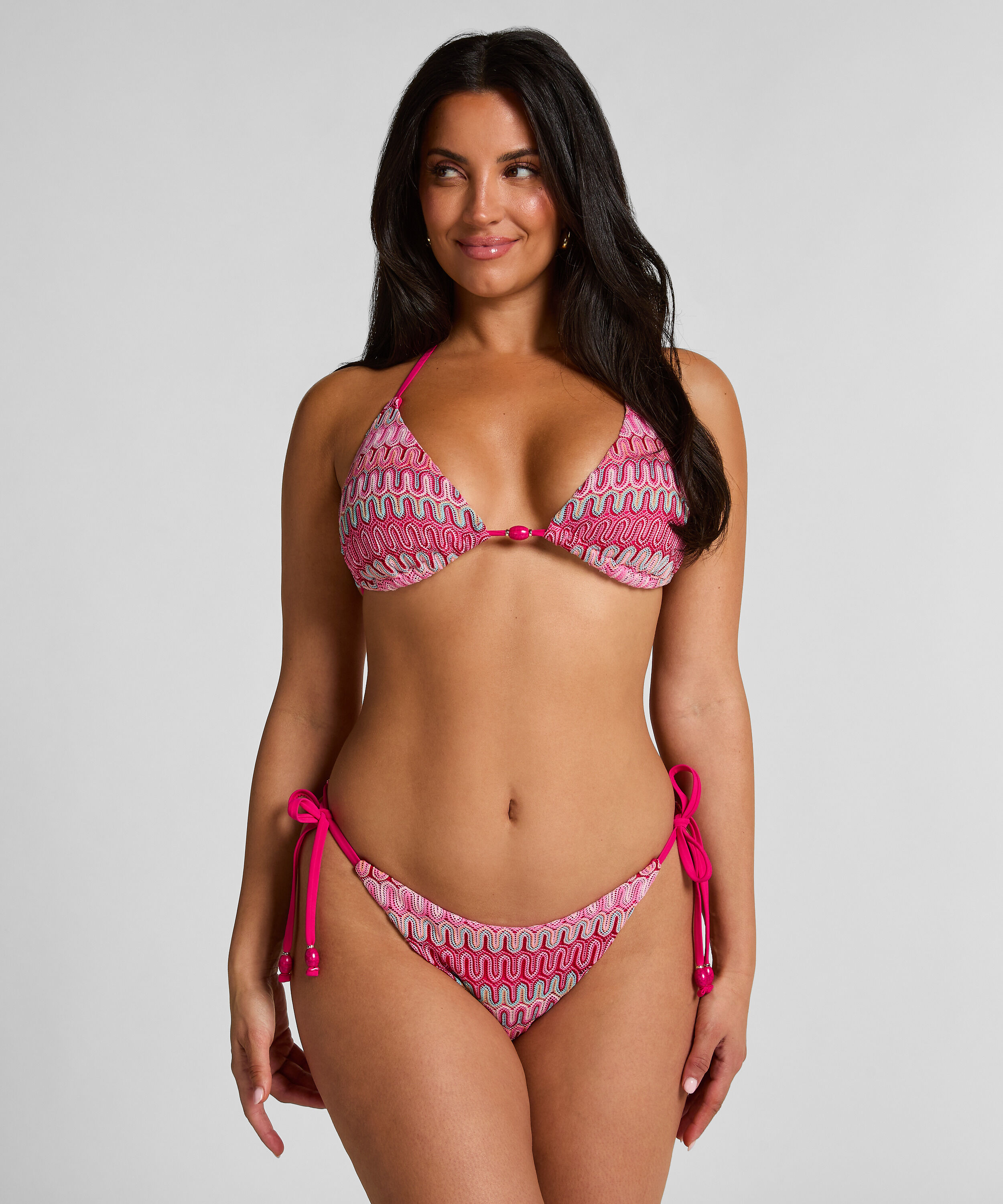 Cali Highleg Bikiniunderdel, Rosa