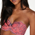 Roberta Padded Underwired Strapless Bra, Rosa