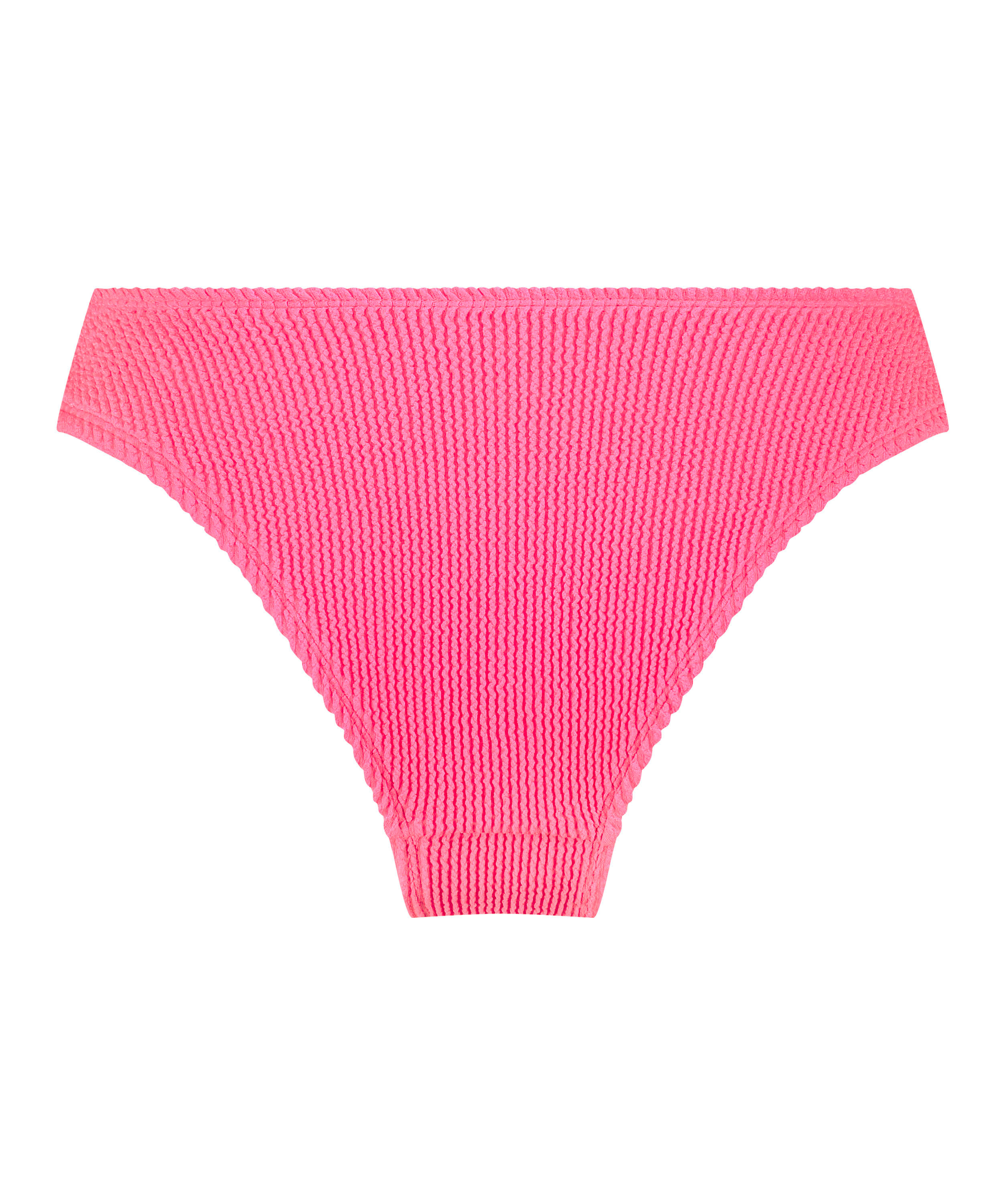 Høykuttet Bikini Underdel Crinkle, Rosa, main