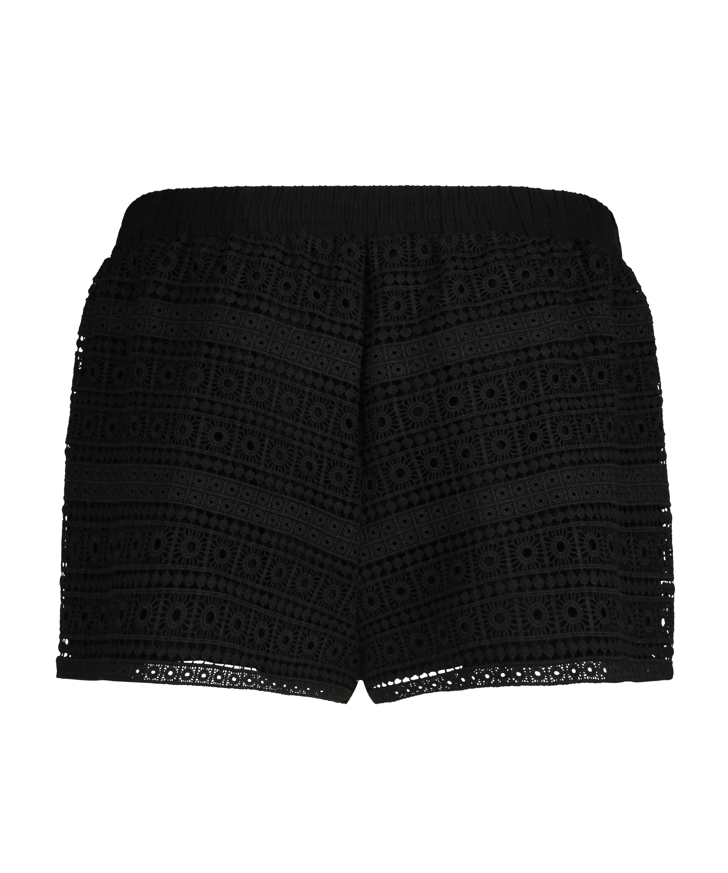 Crochet-shorts, Svart, main