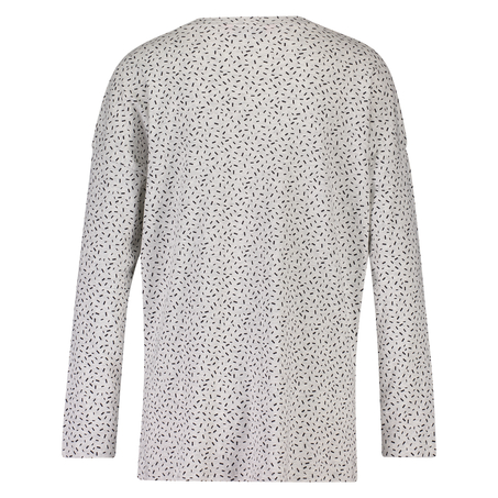 Racoon Jersey Top, Grå