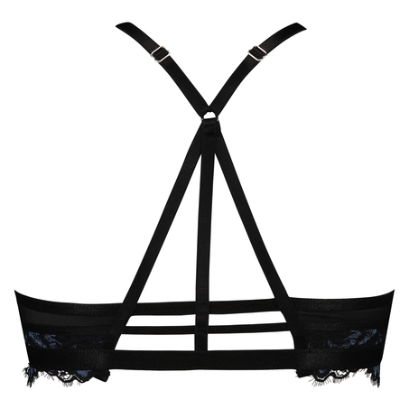 Doutzen Enchanted padded underwired push-up bra, Svart