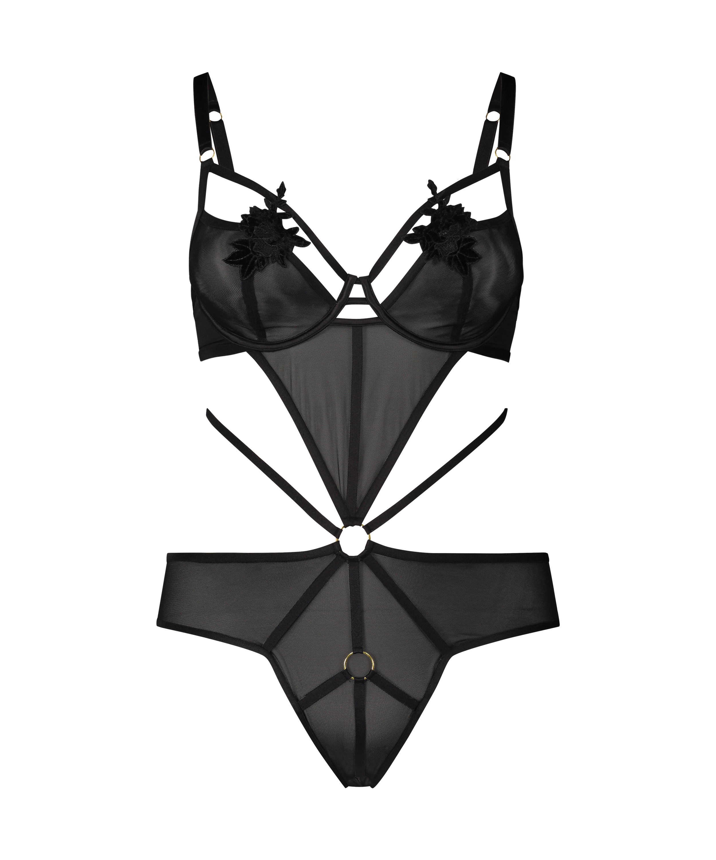 Private Effie body Curvy, Svart, main