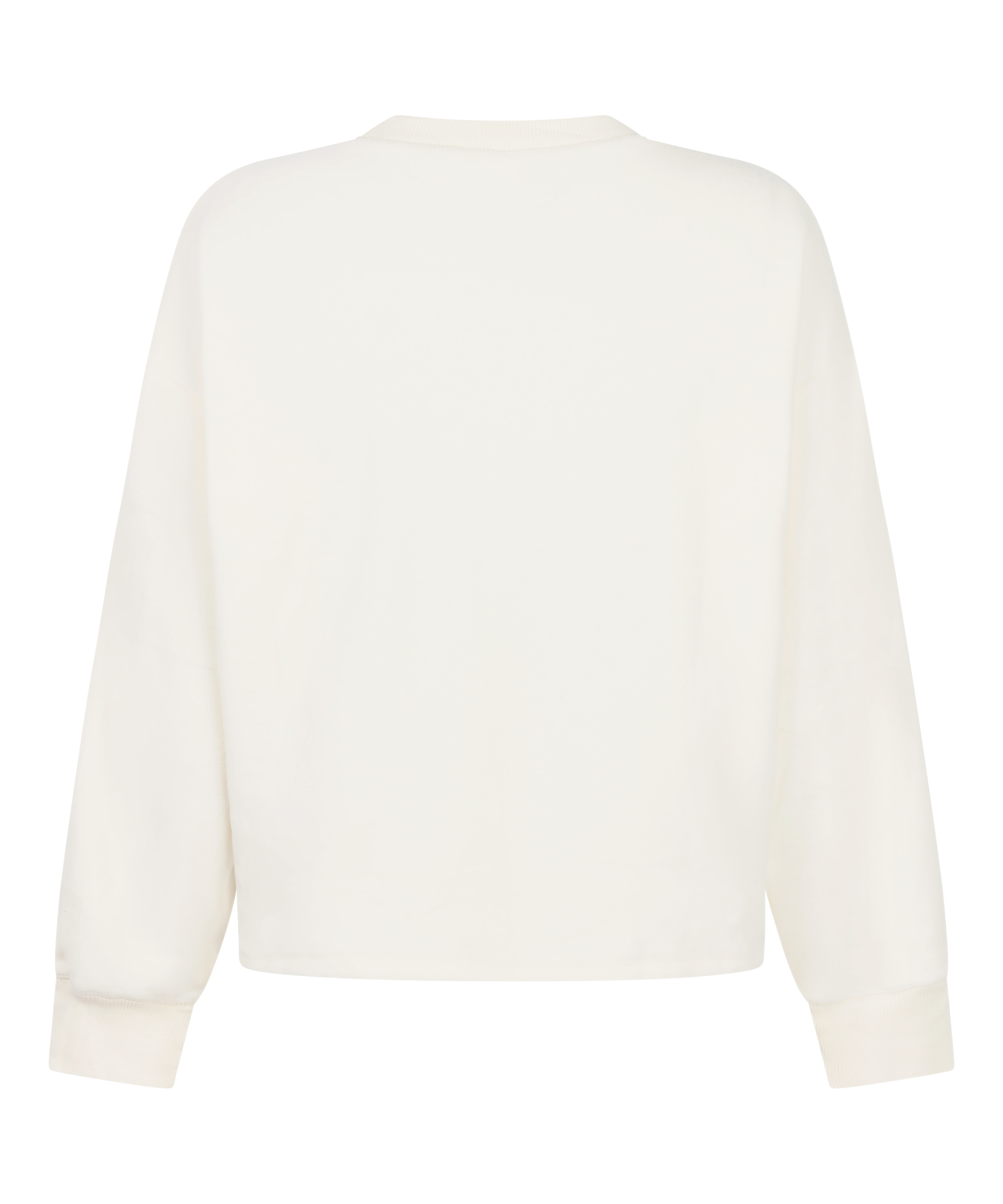 Topp sporty fleece, Hvit, main