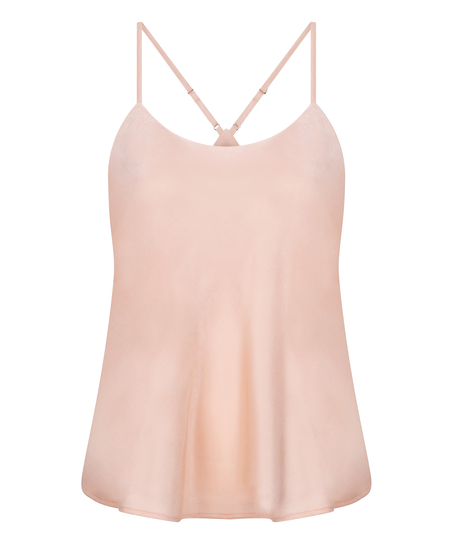 Cami-topp Satin Ayla, Rosa