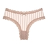 Brasiliansk truse V-shape Mesh, Beige