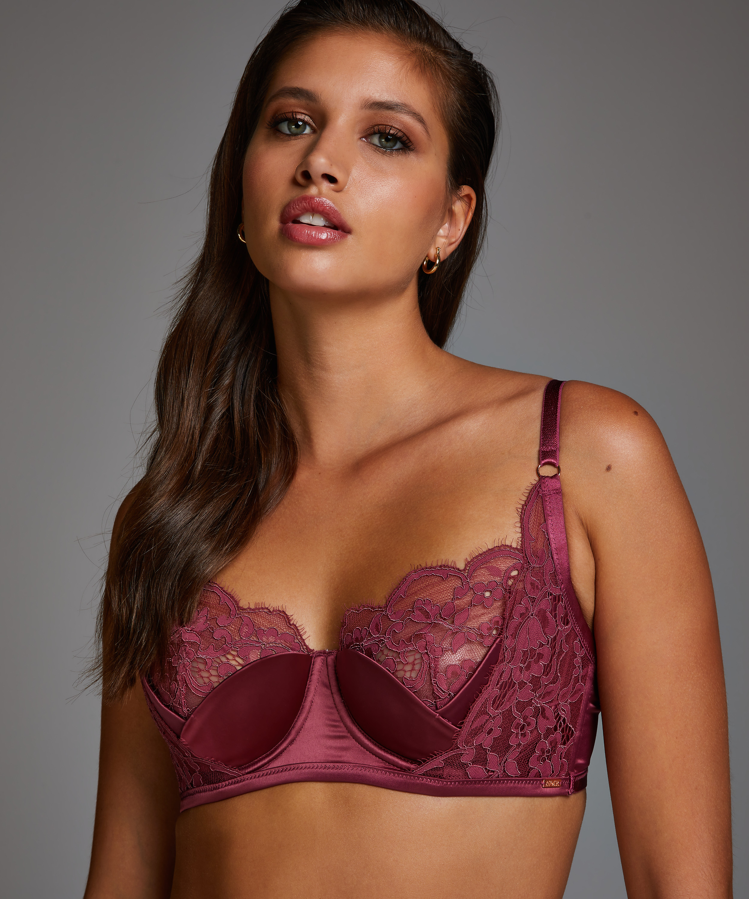 Poppy foret BH med bøyle, Rød, main