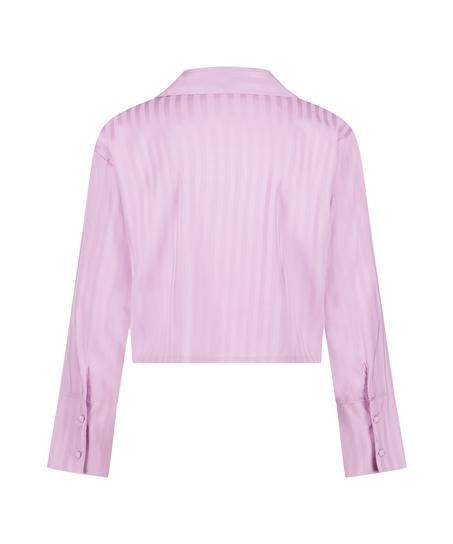 Langermet jakke i sateng, Lilla