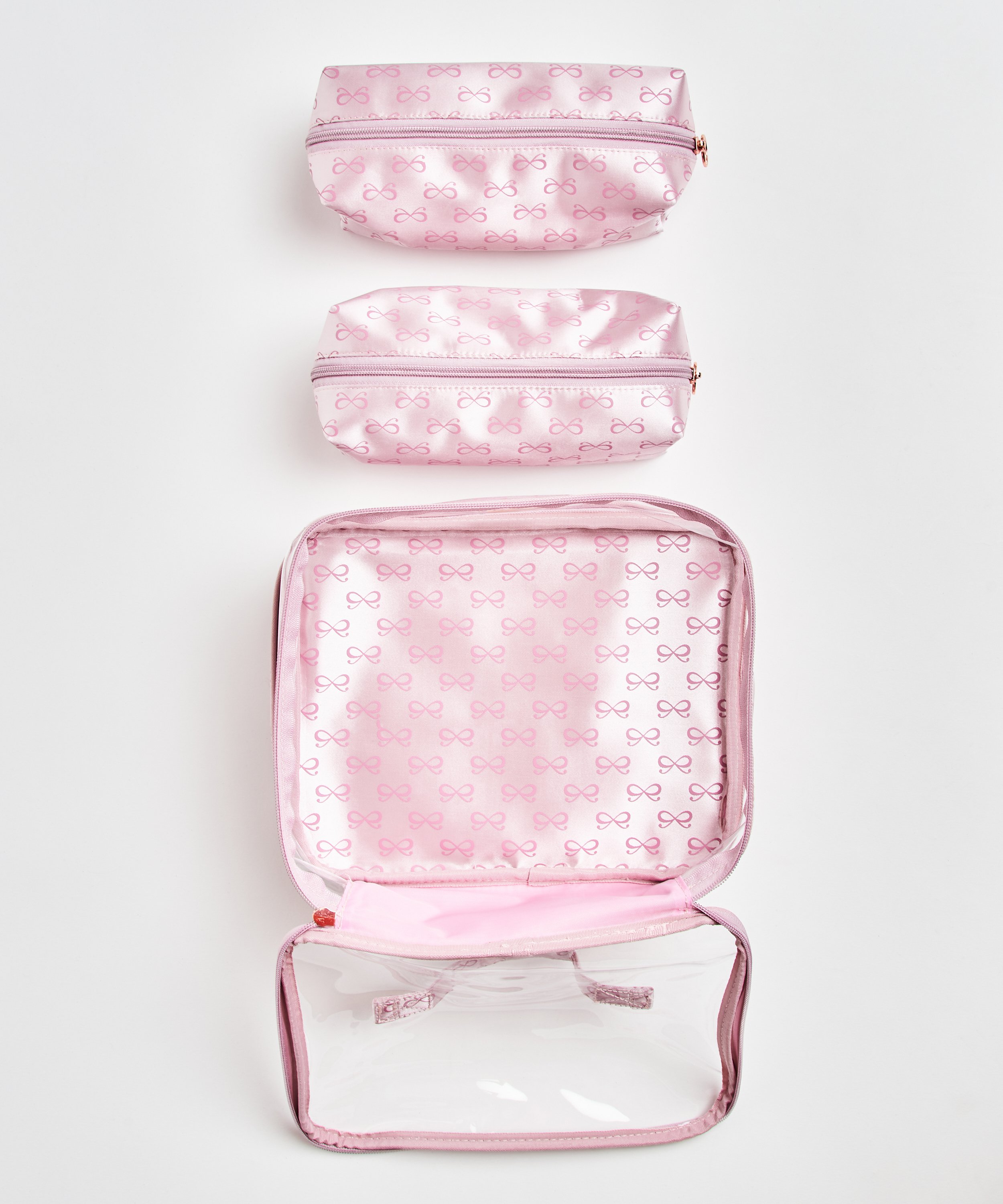 3 pack make-up bag, Rosa, main