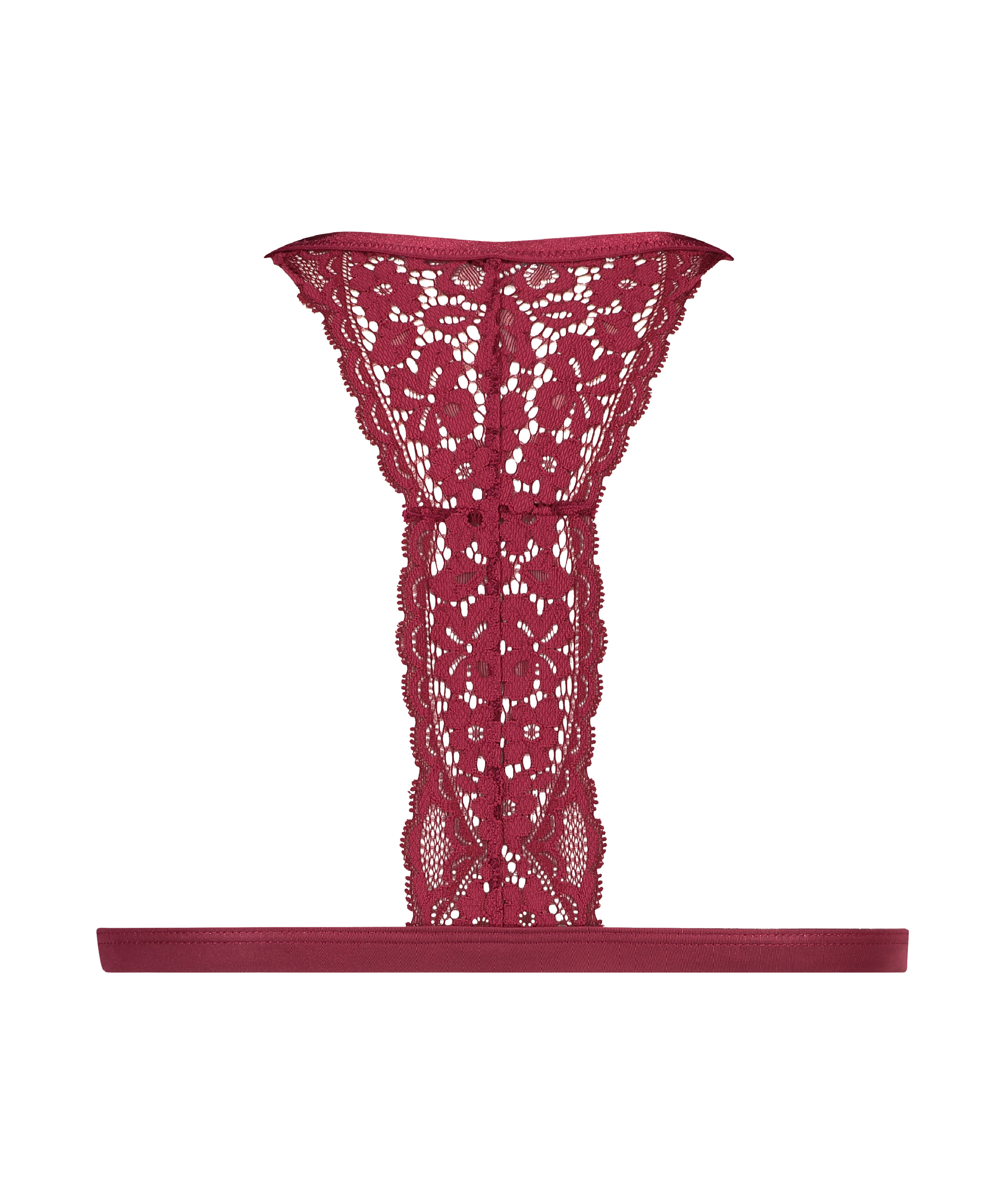 Rose polstret triangle-bralette, R&oslash;d, main